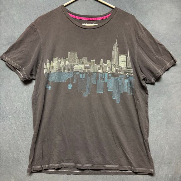 Coexist New Angeles Shirt Grunge Faded Skater Streetwear Comfy Cozy Made in USA - Picture 1 of 10